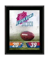 New York Giants 10.5" x 13" Sublimated Super Bowl Champion Plaque Bundle