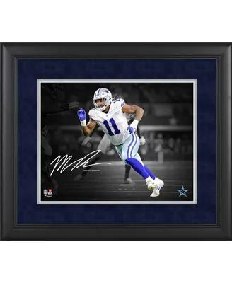 Micah Parsons Dallas Cowboys Facsimile Signature Framed 11" x 14" Spotlight Photograph