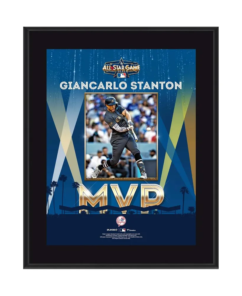 Giancarlo Stanton New York Yankees 10.5" x 13" 2022 Mlb All-Star Game Mvp Sublimated Plaque