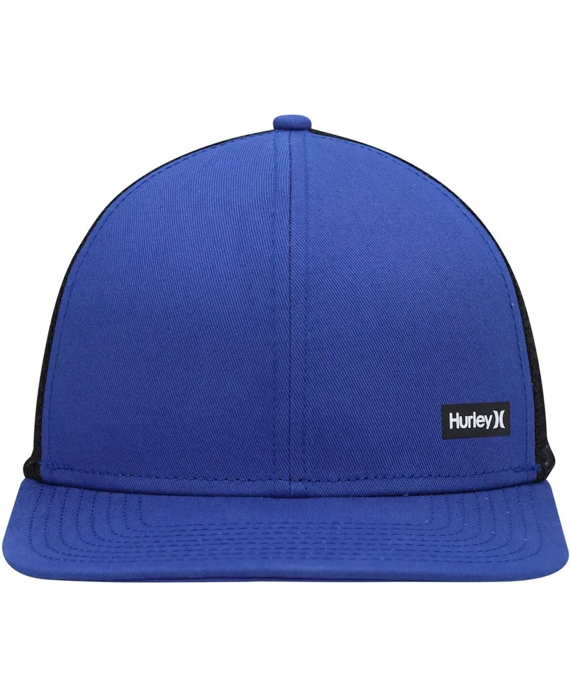 Men's Hurley Blue, Black Supply Trucker Snapback Hat