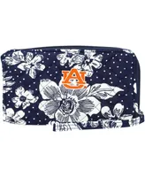 Women's Vera Bradley Auburn Tigers Rain Garden Front-Zip Wristlet