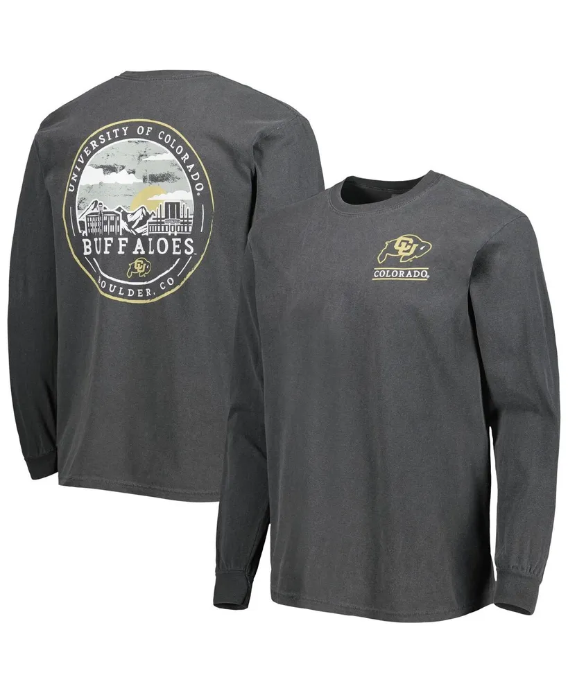 Men's Black Colorado Buffaloes Circle Campus Scene Long Sleeve T-shirt