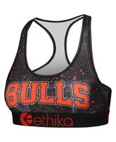 Women's Ethika Red Chicago Bulls Racerback Sports Bra