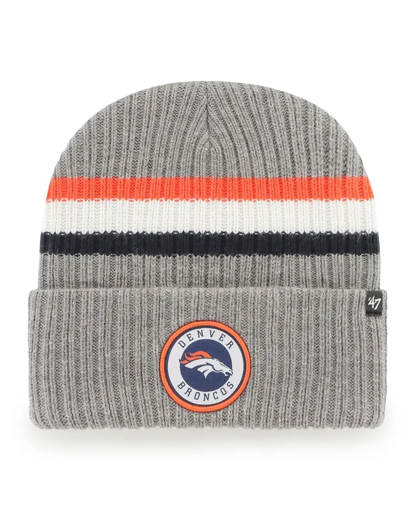 Men's '47 Brand Gray Denver Broncos Highline Cuffed Knit Hat