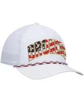 Men's '47 Brand White Denver Broncos Hitch Stars and Stripes Trucker Adjustable Hat