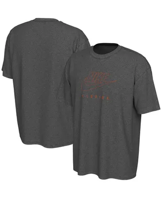 Men's Nike Charcoal Florida Gators Washed Max90 T-shirt