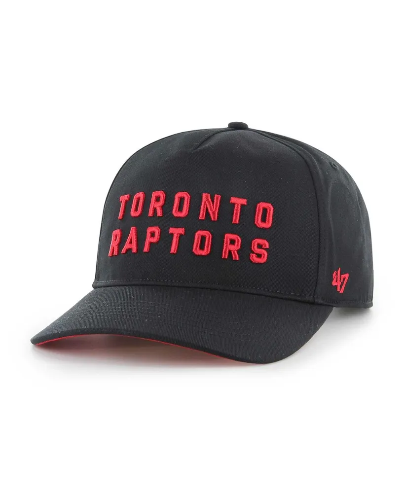 Men's '47 Brand Black Toronto Raptors Contra Hitch Snapback Hat