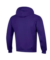 Men's Champion Purple Lsu Tigers Arch Pill Pullover Hoodie