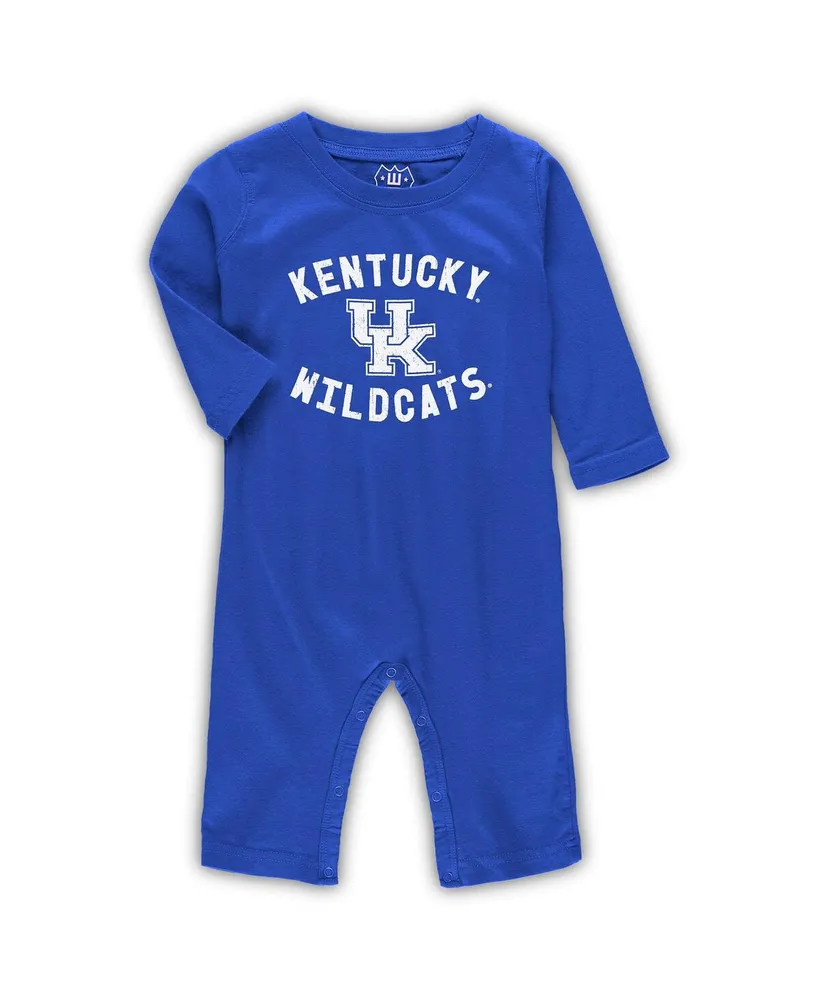 Infant Boys and Girls Wes & Willy Royal Kentucky Wildcats Core Long Sleeve Jumper