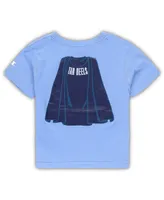 Toddler Boys and Girls Champion Carolina Blue North Carolina Tar Heels Super Hero T-shirt