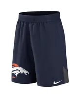 Men's Nike Navy Denver Broncos Stretch Performance Shorts