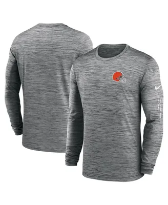 Men's Nike Anthracite Cleveland Browns Velocity Long Sleeve T-shirt