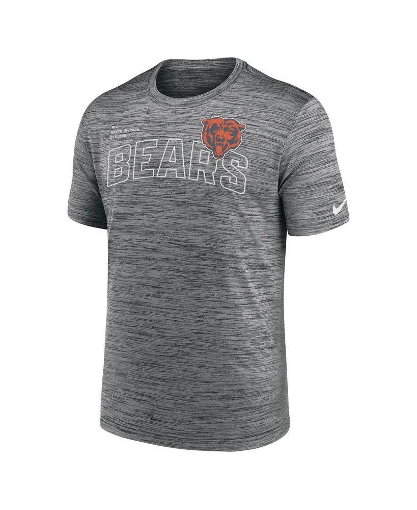 Men's Nike Anthracite Chicago Bears Velocity Arch Performance T-shirt