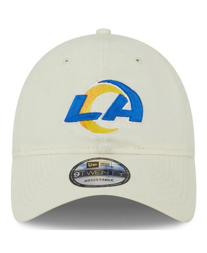 Men's New Era Cream Los Angeles Rams Core Classic 2.0 9TWENTY Adjustable Hat