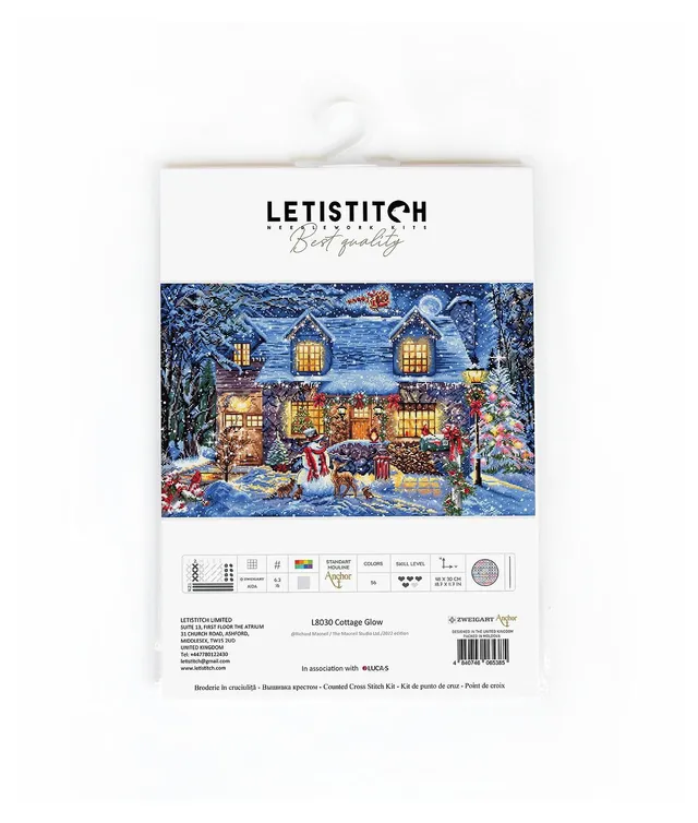 Letistitch Counted Cross Stitch Kit Christmas Toys Kit 2 L8002