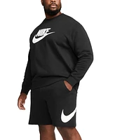 Nike Men's Sportswear Club Fleece Graphic Crewneck Sweatshirt