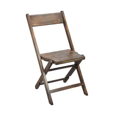 Emma+Oliver -Pack Slatted Wood Folding Wedding Chair