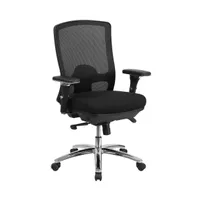 Emma+Oliver 24/7 Intensive Use Big & Tall 350 Lb. Rated Mesh Multifunction Swivel Ergonomic Office Chair With Synchro-Tilt