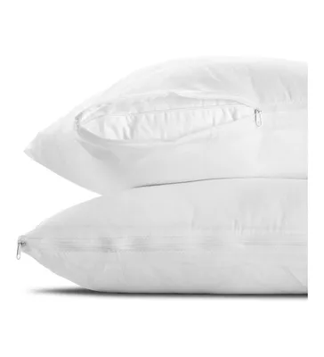 Maxi 2 Pack Cotton Pillow Protector and Pillows Set 2 Pack