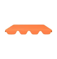 vidaXL Replacement Canopy for Garden Swing Orange 59.1"/51.2"x41.3"/27.6"