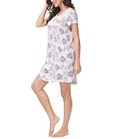 Ink+Ivy Women's Short sleeve Combo Sleepshirt Nightgown