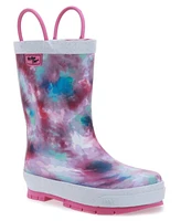 Toddler Little Girl's and Big Tie Dye Rain Boot