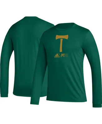 Men's adidas Green Portland Timbers Icon Aeroready Long Sleeve T-shirt