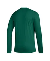 Men's adidas Green Portland Timbers Icon Aeroready Long Sleeve T-shirt