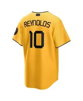 Men's Nike Bryan Reynolds Gold Pittsburgh Pirates 2023 City Connect Replica Player Jersey