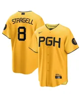 Men's Nike Willie Stargell Gold Pittsburgh Pirates 2023 City Connect Replica Player Jersey