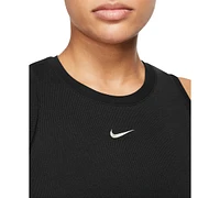 Nike Women's Sportswear Essentials Ribbed Cropped Tank