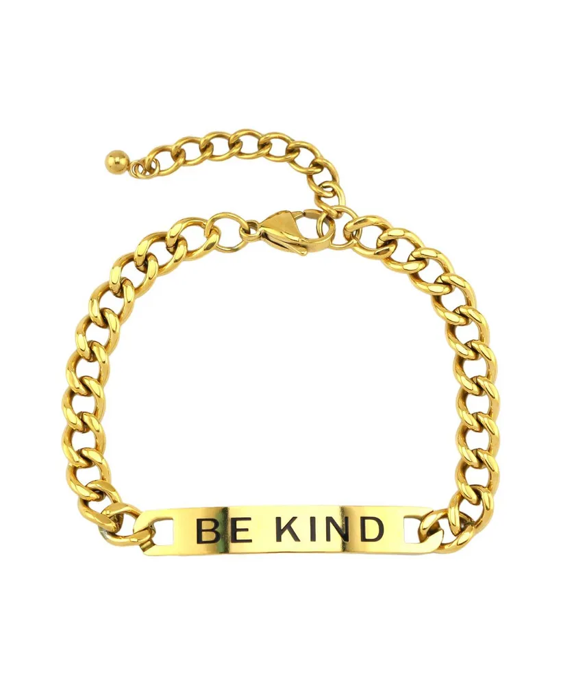 Rebl Jewelry Be Kind Id Bracelet