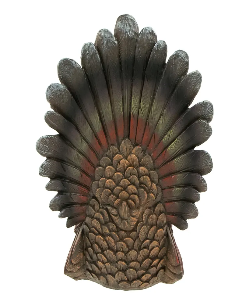 10.5" Fall Harvest Turkey Tabletop Decoration