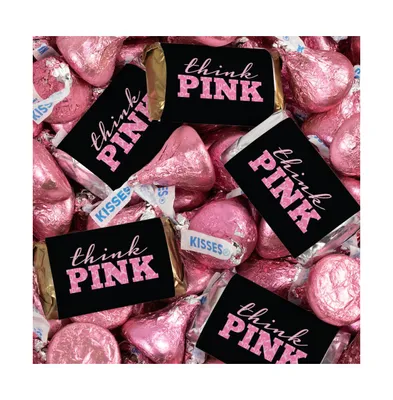 131 Pcs Breast Cancer Awareness Candy Hershey's Chocolate (1.65 lbs approx. 131 Pcs) Think Pink