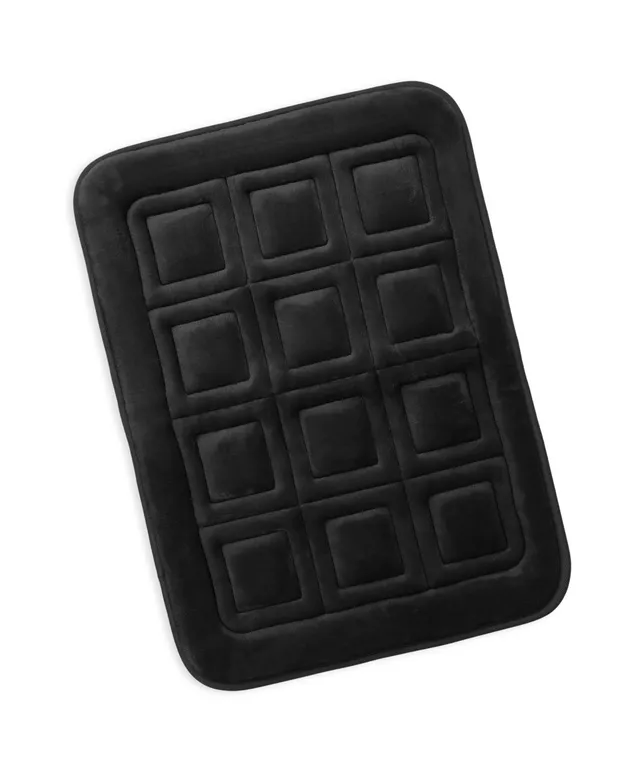 Microdry Charcoal-Infused Memory Foam Bath Mat Collection - Macy's