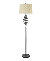 62" Metal Floor Lamp with Designer Shade