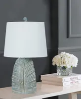 23" Casual Resin Table Lamp with Designer Shade