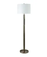 60.5" Metal Floor Lamp with Designer Shade