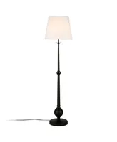 Hudson & Canal Wilmer 68" Linen Shade Tall Floor Lamp