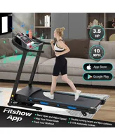 Streamdale Furniture Treadmills For Home, Electric Treadmill With 15% Automatic Incline, Foldable 3.25HP Workout