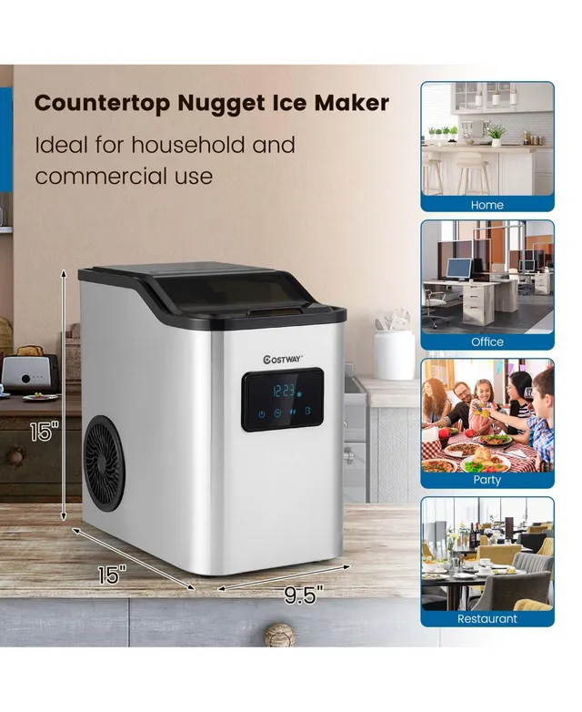 KBICE 2.0 Self Dispensing Countertop Nugget Ice Maker, Crunchy