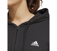 adidas Plus Cotton French Terry Logo Hoodie