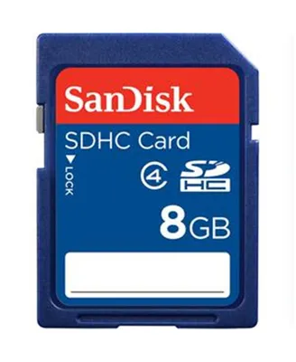 SanDisk Sdhc 8GB Memory Card Class 4