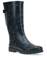 Western Chief Women's Floral Adjustable Calf Rain Boot