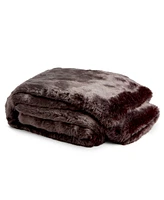 Hotel Collection Lynx Faux Fur Throw, 50" x 60", Exclusively at Macy's