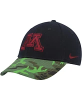 Men's Nike Black, Camo Minnesota Golden Gophers Veterans Day 2Tone Legacy91 Adjustable Hat