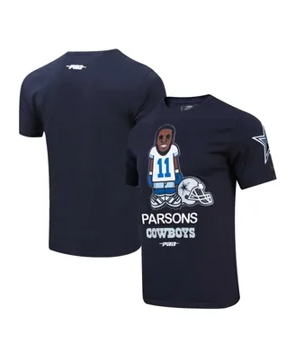 Men's Pro Standard Micah Parsons Navy Dallas Cowboys Player Avatar Graphic T-shirt