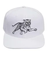 Men's Pro Standard White Jackson State Tigers Mascot Evergreen Wool Snapback Hat