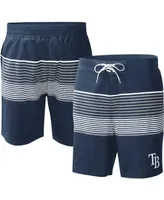 Men's G-iii Sports by Carl Banks Navy Tampa Bay Rays Coastline Volley Swim Shorts