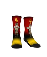 Youth Boys and Girls Rock 'Em Socks Usc Trojans Mascot Pump Up Crew Socks